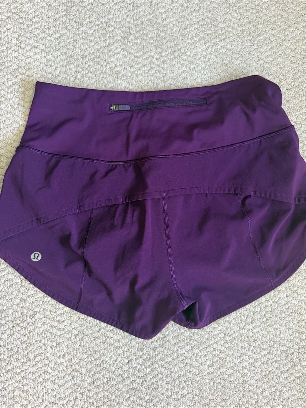 lululemon athletica Deep Purple High-Rise Athletic Shorts